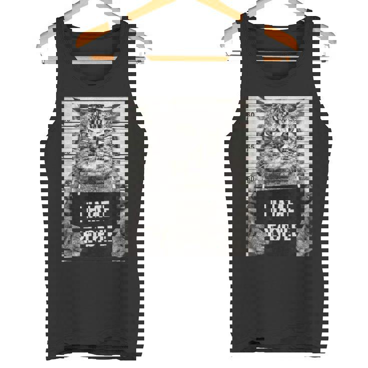 Cats Picture I Hate Peopleaying タンクトップ