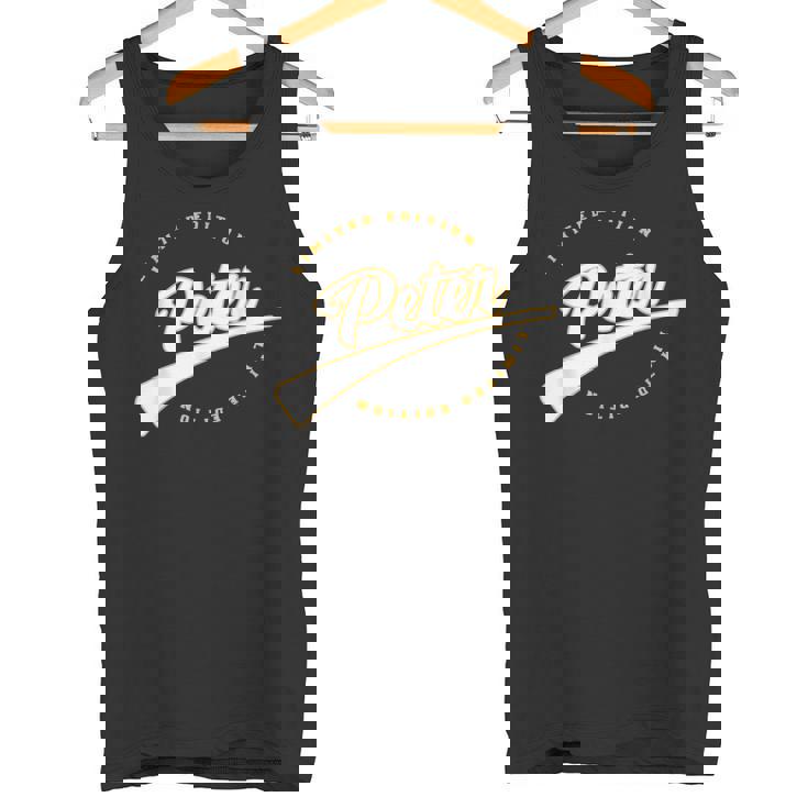 Personalized First Name For Peter タンクトップ