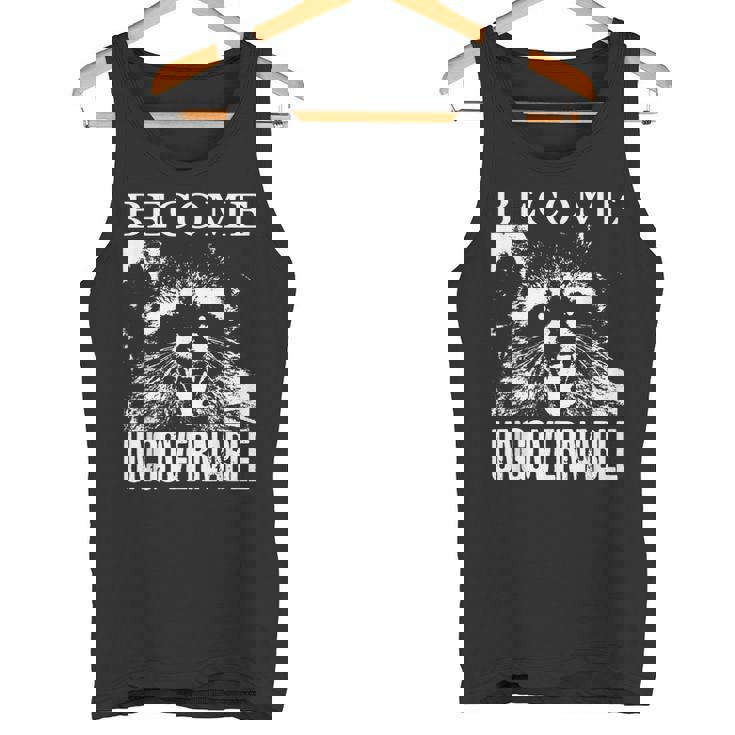 Raccoon Become Ungovernable Raccoon タンクトップ