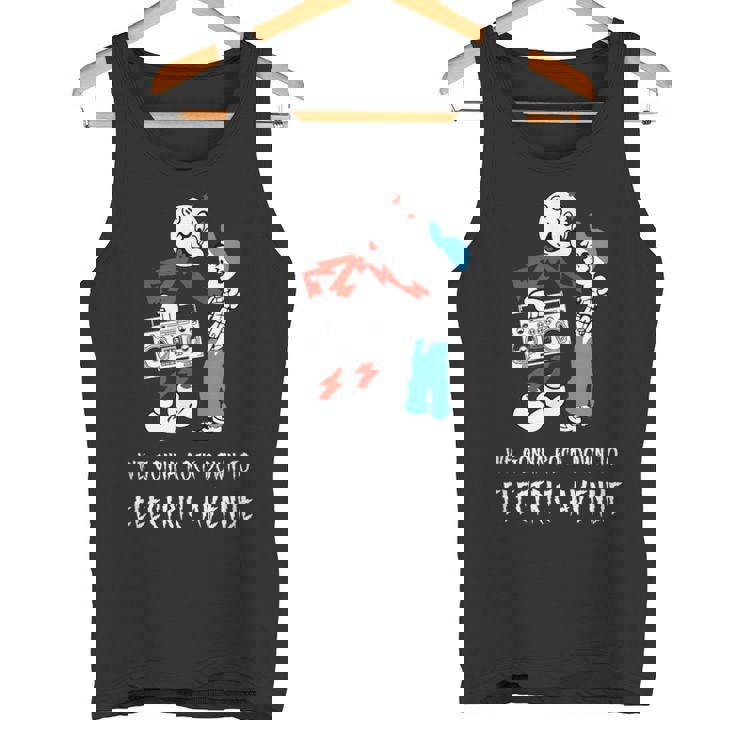 Reddy Kilowatt Electric Avenue 80年代ブームボックス ビンテージ タンクトップ