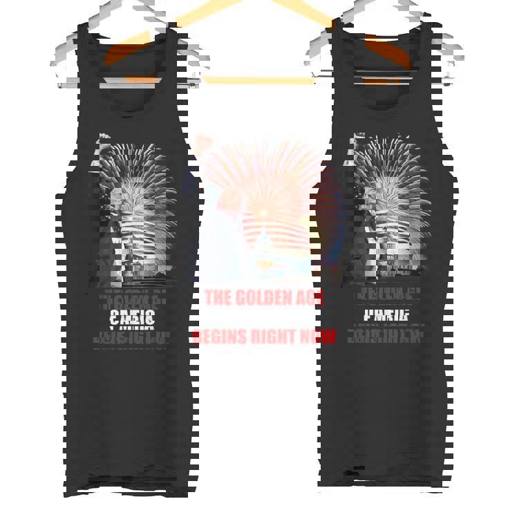 The Golden Age Of America Begins – Trump Inaugurationpeech タンクトップ