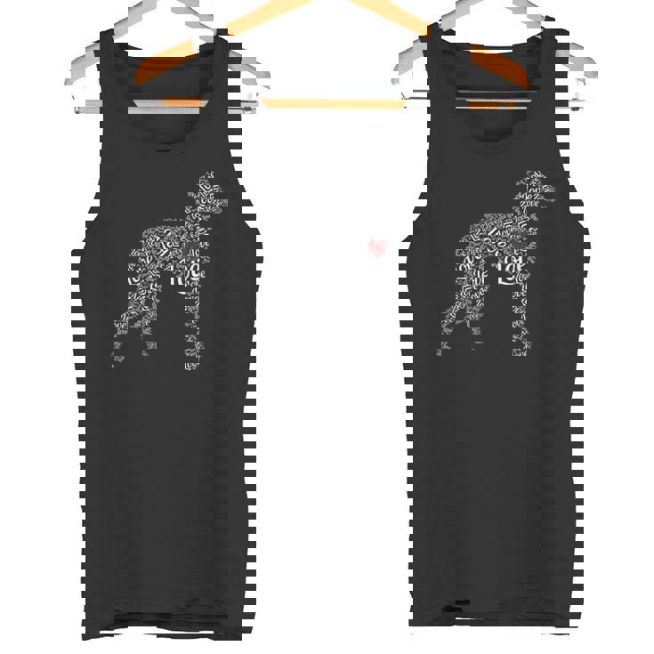 Greyhound I Love Greyhounds タンクトップ