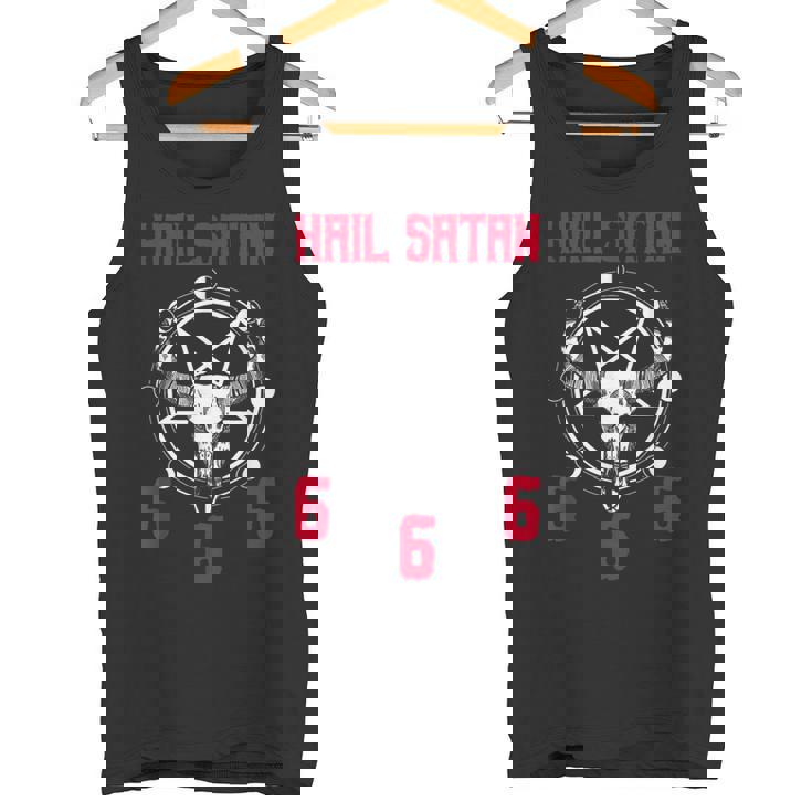 Hailatan 666 バフォメット ペンタグラム ルシファー オカルトサタニック タンクトップ