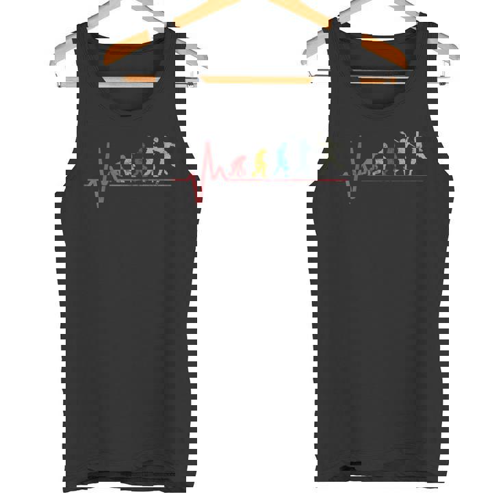 Handball Playerintage Retro Heartbeat Evolution Handball Débardeur e