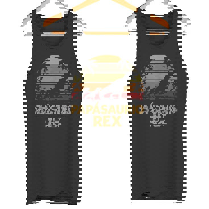 Hombre Papá Divertido Día Del Padre Papásaurio Rex Dino In Mangas Camiseta sin mangas