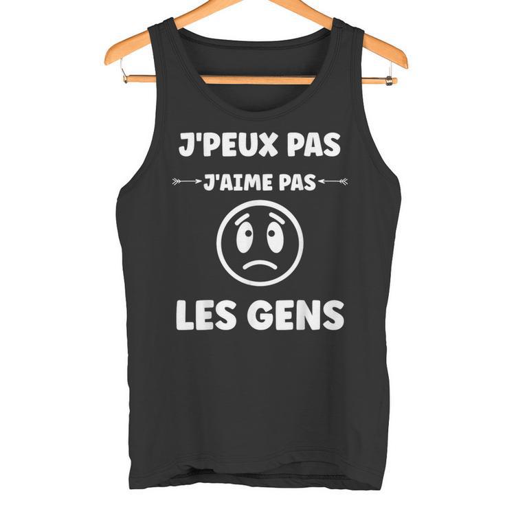 Humoristique Antiocial Humour J'aime Pas Les Gens Débardeur e
