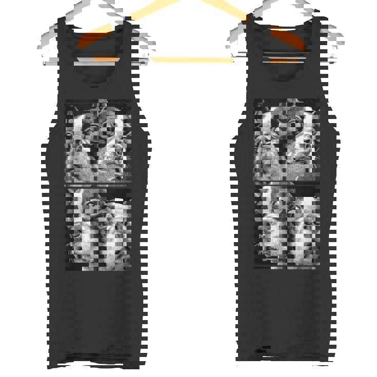 Hypnotic Boston Terriers Weird Eyes Weirdcore Halloween Dogs Tank Top Tank Top