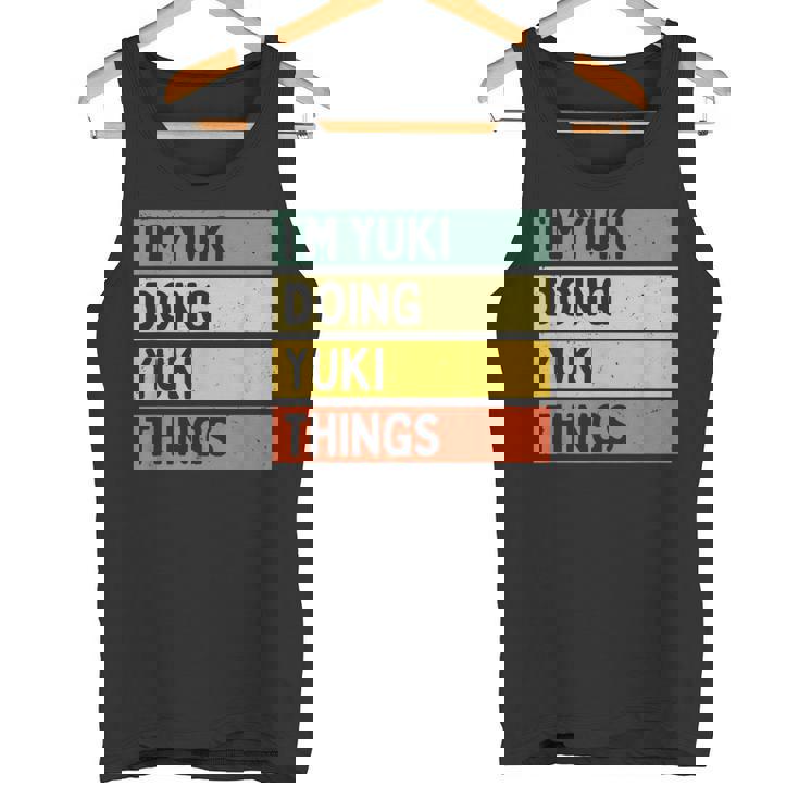 I'm Yuki Doing Yukiシングス 面白い 名言 タンクトップ