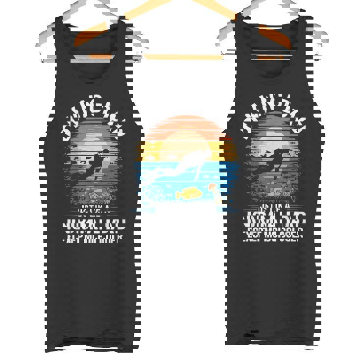 Immersioniubacquee Dad Humor Novelty Daddy cuba Diver Canotta