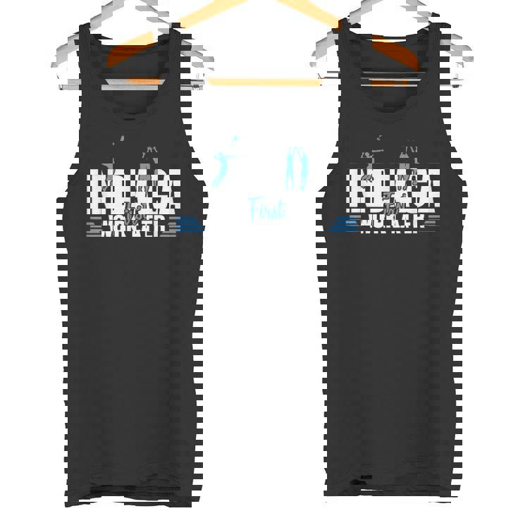 Indiaca First Work Later Handhuttlecock Peteca Indiaca タンクトップ