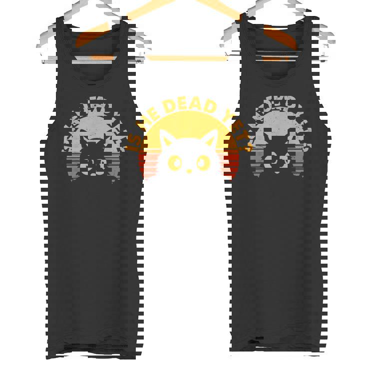 Is-He-Vintage-Dead-Yet 猫 タンクトップ