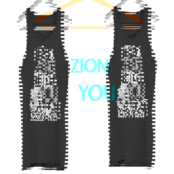 メンズ It's A Zion Thing You Wouldn't Understand タンクトップ