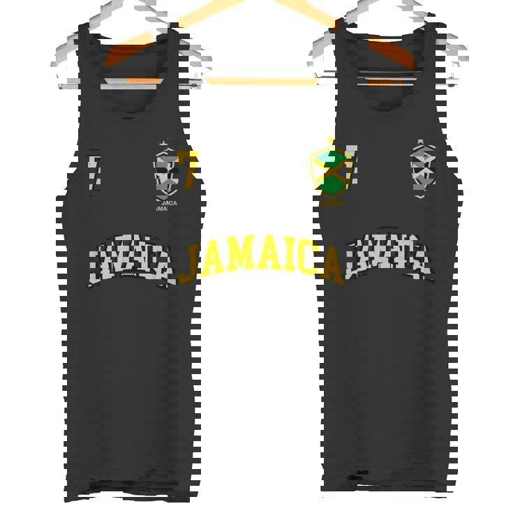 Jamaica チームサッカー ジャマイカ Number 7Occer タンクトップ