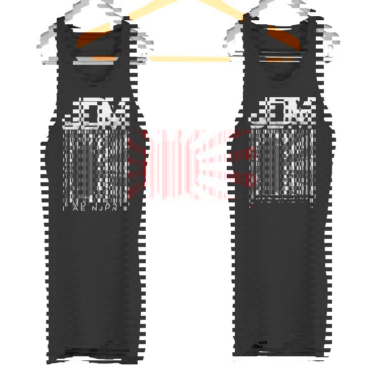 Jdm Barcode Made In Japan モータースポーツ メンズ シャツ タンクトップ