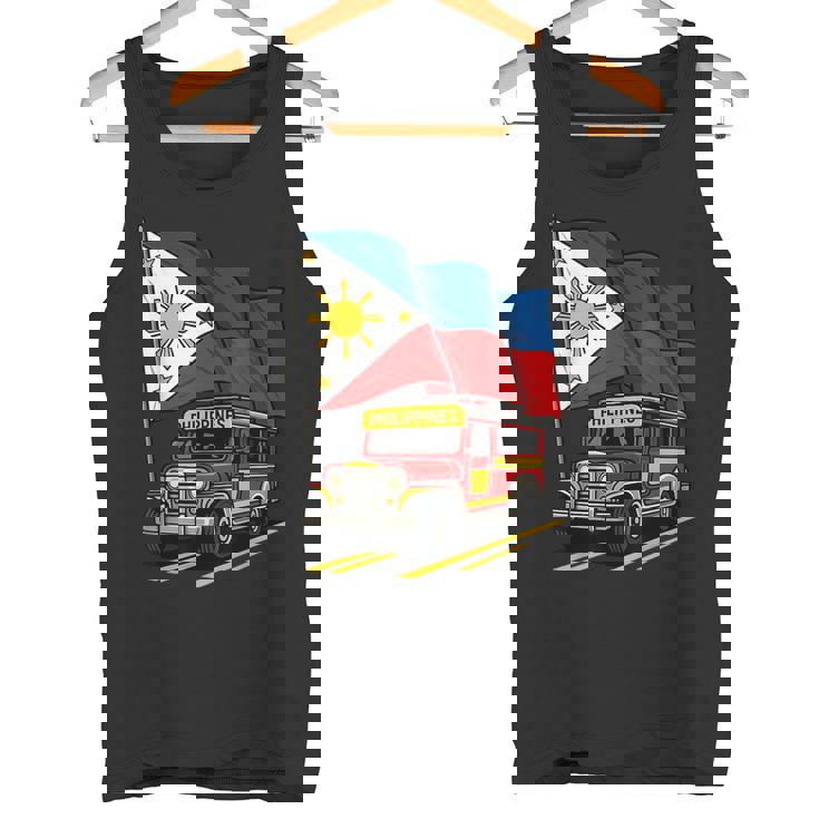 Jeepney フィリピン国旗 誇り高きフィリピンのお土産 タンクトップ