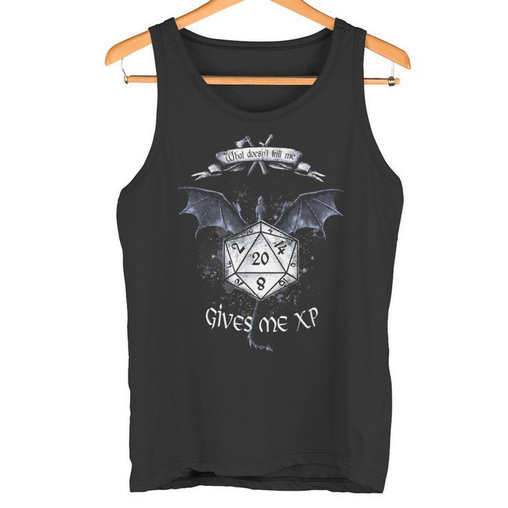 Juego De Rol Dados Dragón W20 Experiencia Xp Camiseta sin mangas