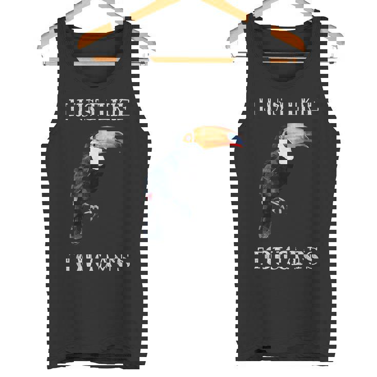 I Just Like Toucans Bird Animal Park オオハシ タンクトップ