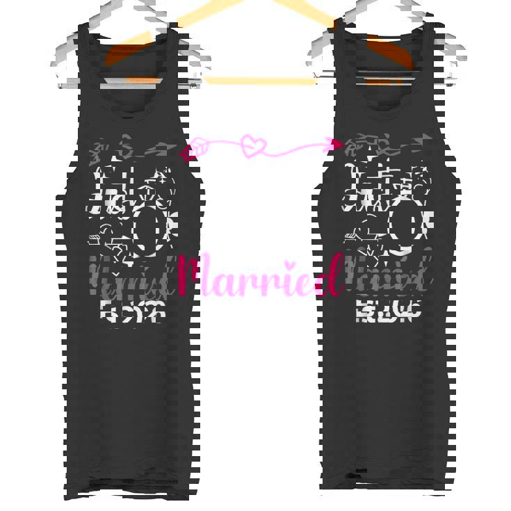 Just Married 2026 Couple Lune De Miel Amoureux De Fiancée Débardeur e