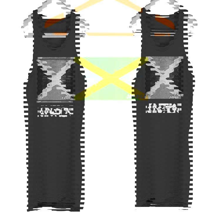 Kingston Jamaica Flag Jersey タンクトップ
