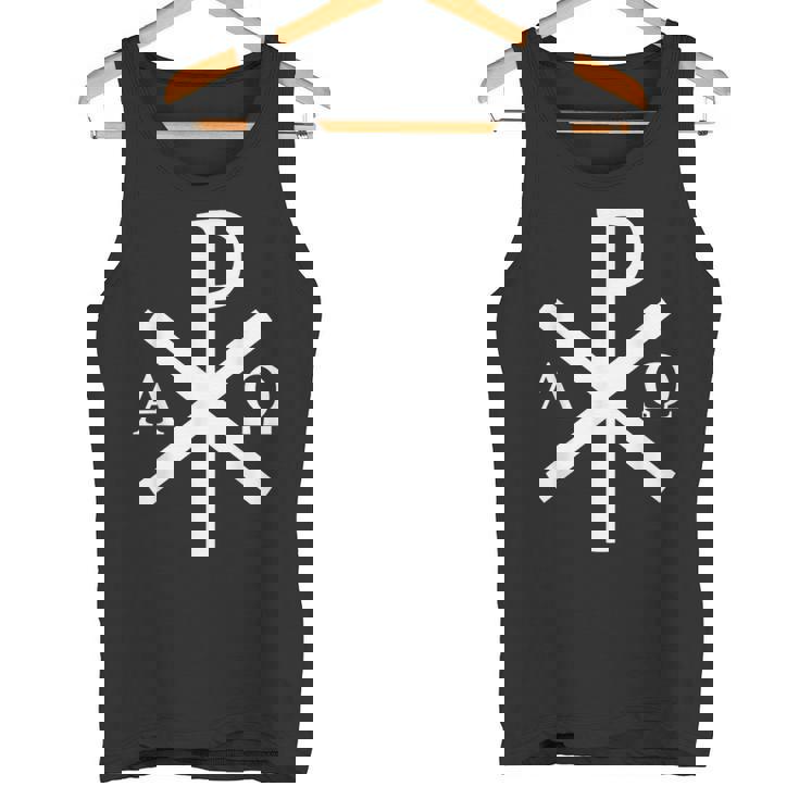 La Croix Chi-Rho -Ymbole De Jésus-Christ -2 Débardeur e