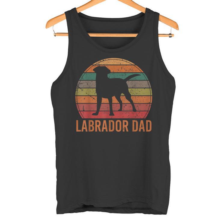 Labrador Papà Labbi Retriever Cane Razza Proprietario Canotta