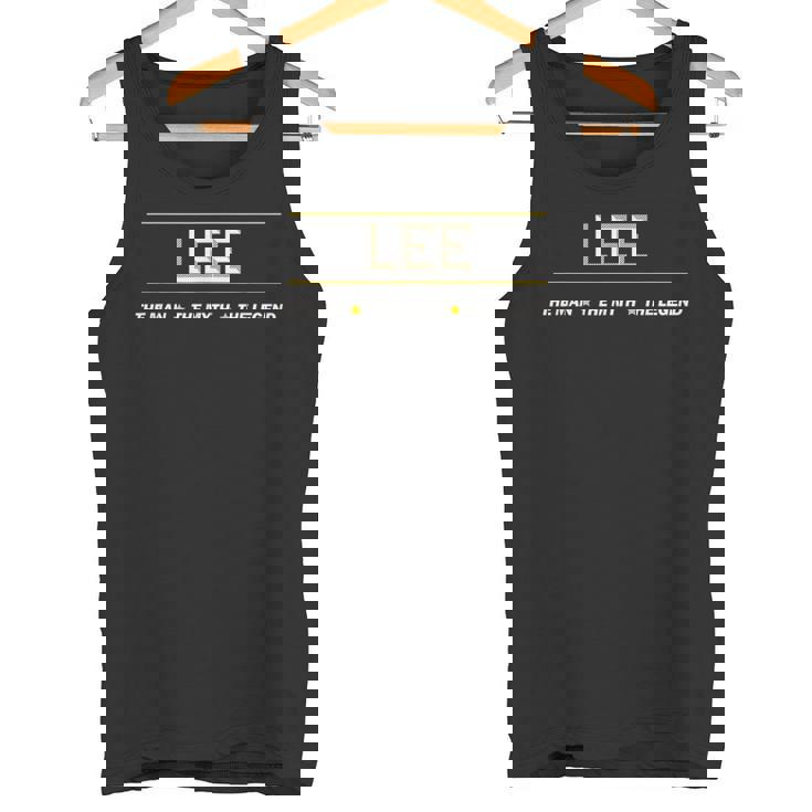 Lee The Man The Myth The Legend タンクトップ