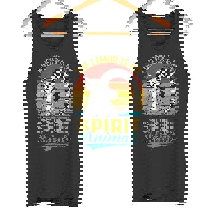 The Lemur Is Mypirit アニマルシャツ ファニーベンテージ キツネザル タンクトップ