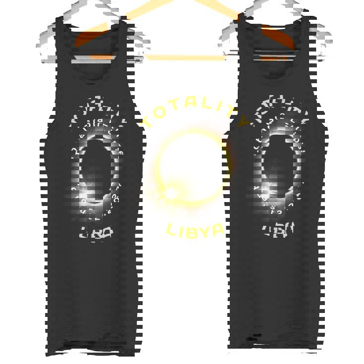 Libya Total Solar Eclipse August 2 2027 Souvenirs Tank Top