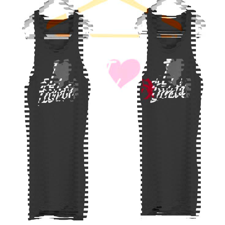 I Love Bachata Latin America ドミニカダンスレッスン タンクトップ