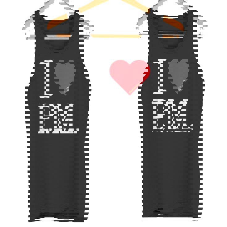 I Love Initials タンクトップ