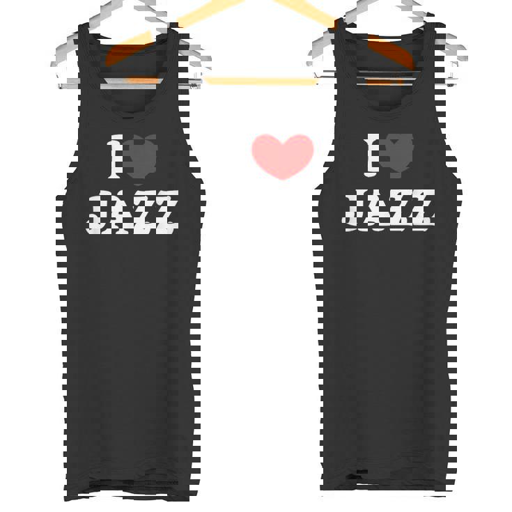 I Love Jazz 私は愛する Jazz タンクトップ