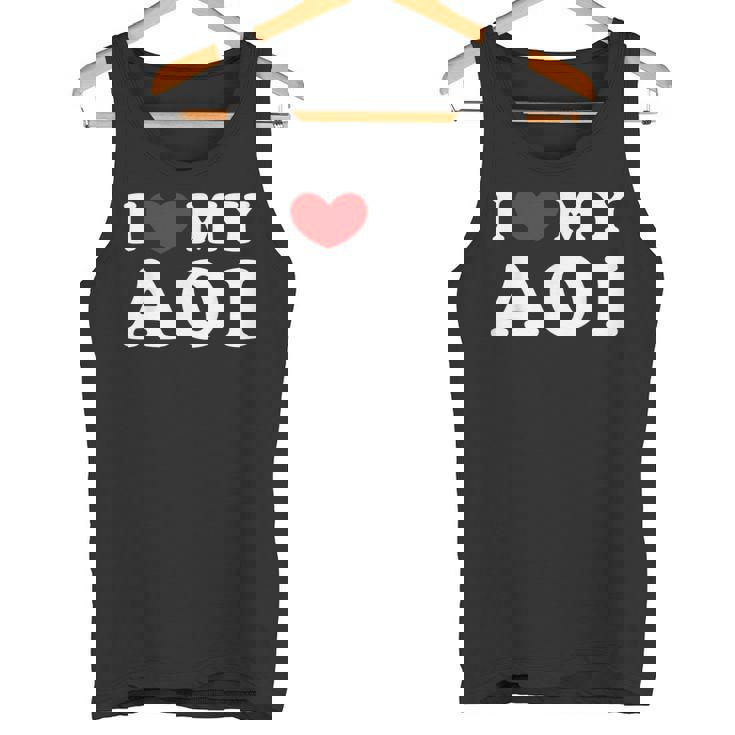 I Love My Aoi 私のあおいが大好き、私のあおいが好き タンクトップ