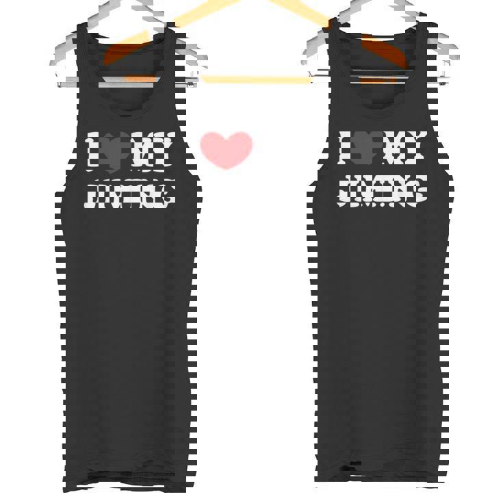 I Love My Jiming 私はジミンが大好きです タンクトップ