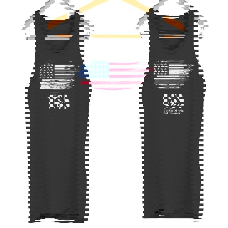 I Love Usa Cool Unitedtates Of America FlagUsa タンクトップ