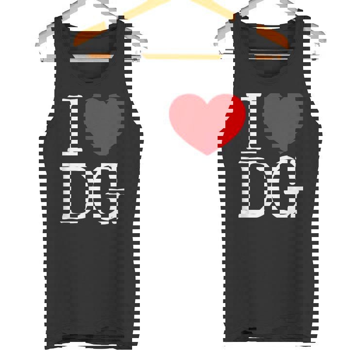 I Love ハート Dg タンクトップ