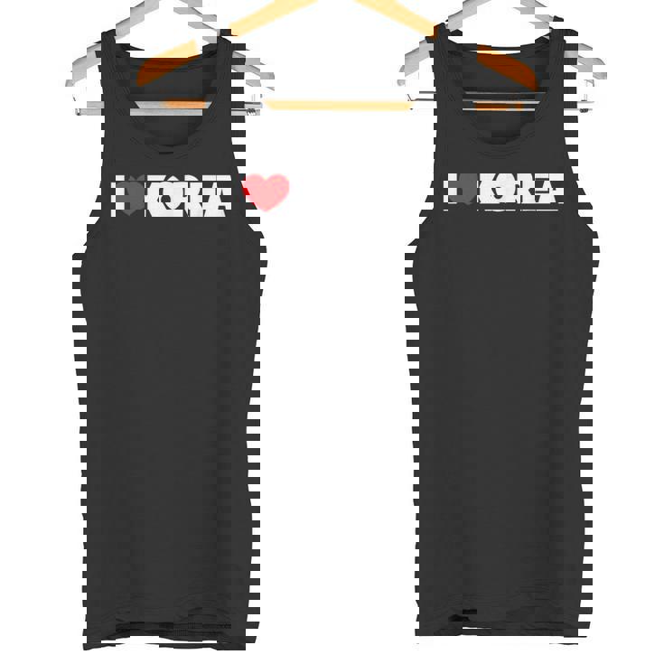 I Love ハート Korea タンクトップ