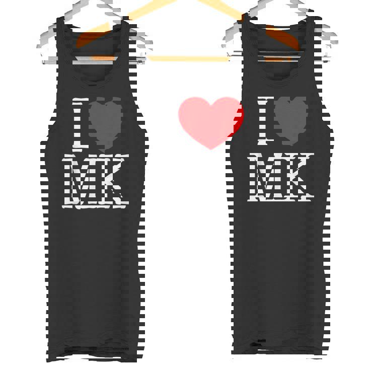 I Love ハート Mk タンクトップ