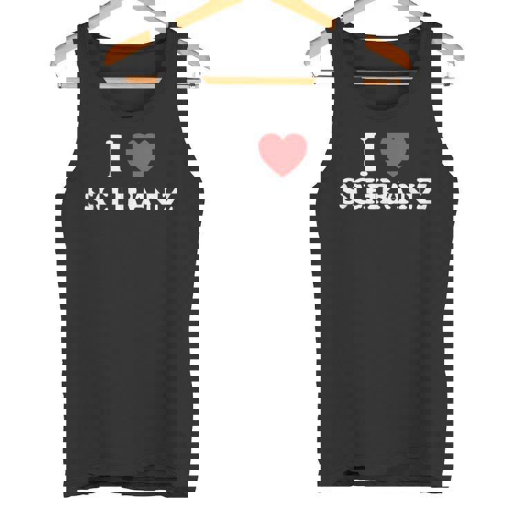 I Love ハート シュランツ ドイツテクノ Edm フェスティバル ダブステップ タンクトップ