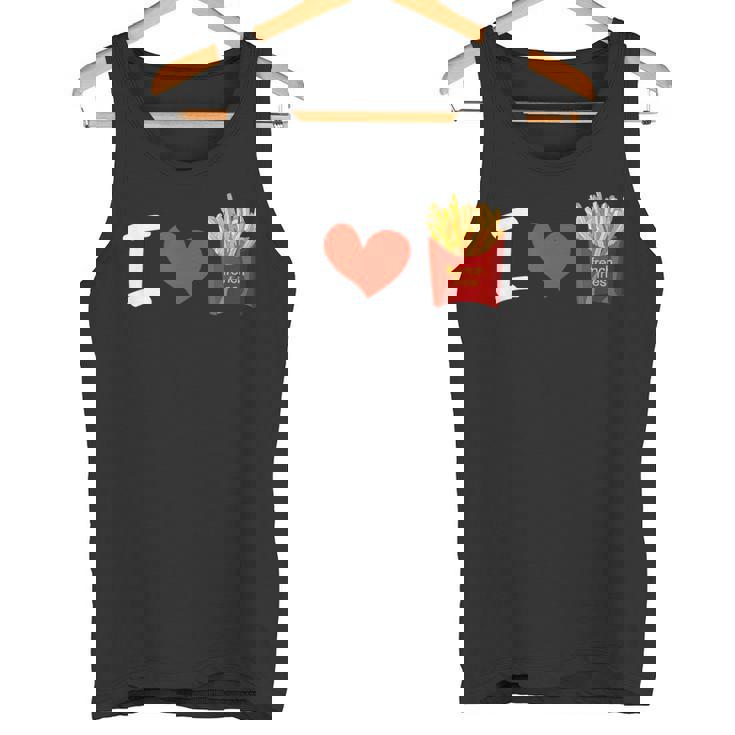 I Love フライドポテト ポテトラバーフライデー タンクトップ