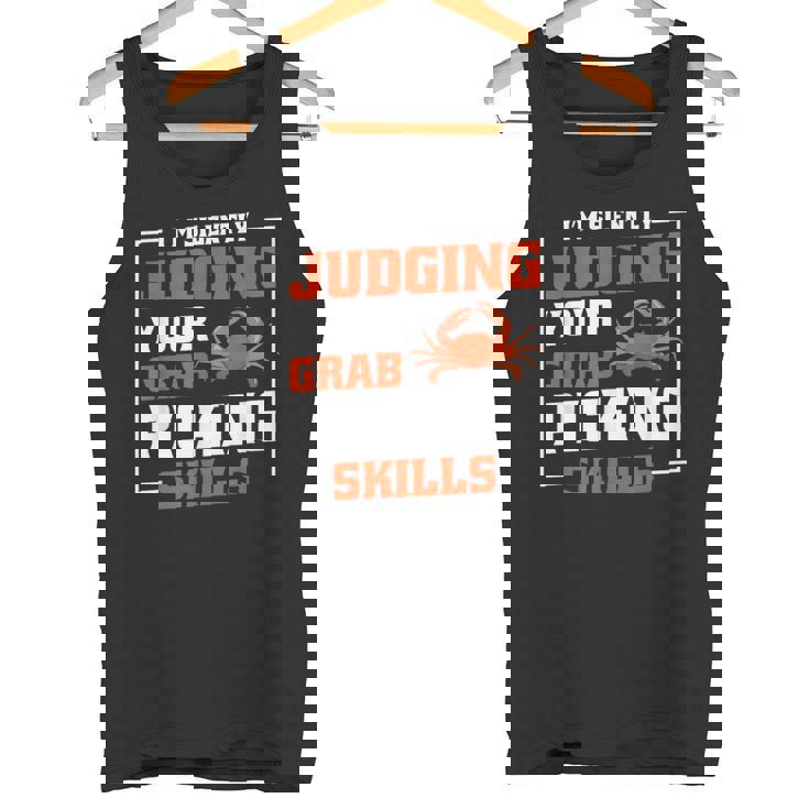 Maryland Crabs Quotes Judging Crab Picking Skills Tank Top