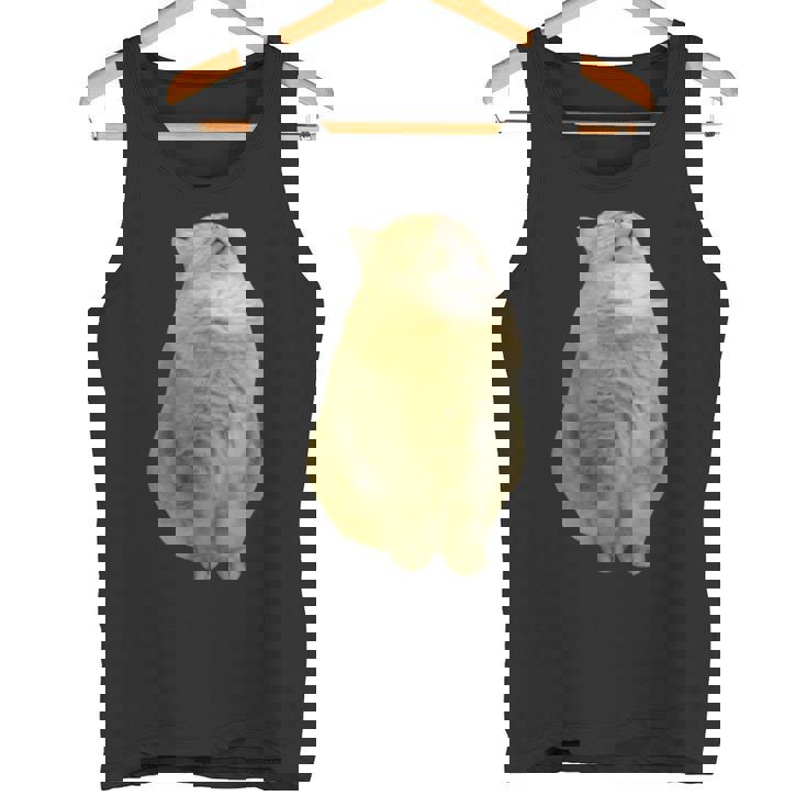 Meme Yellow Cat leep Internetiral タンクトップ