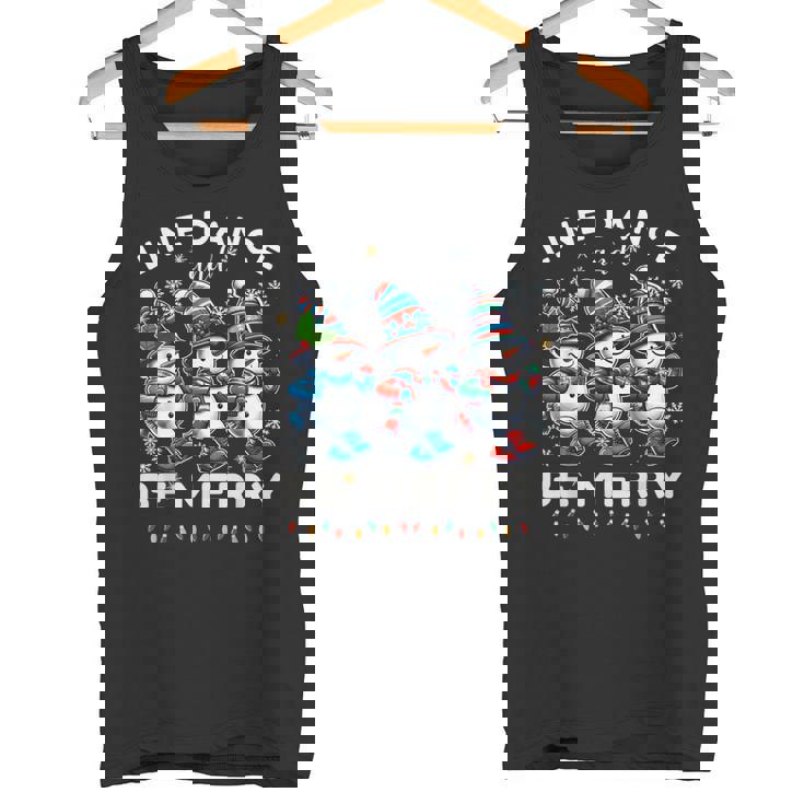 Be Merrynowman Line Dance クリスマス 面白い ホリデーダンス タンクトップ