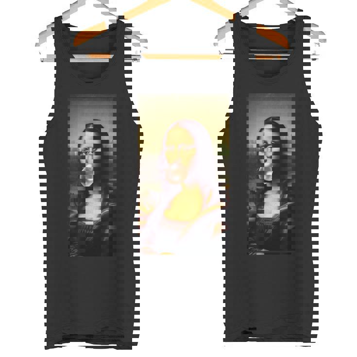 Mona Lisa チューインガム レオナルド・ダ・ヴィンチ ジョコンダ イタリアアート タンクトップ