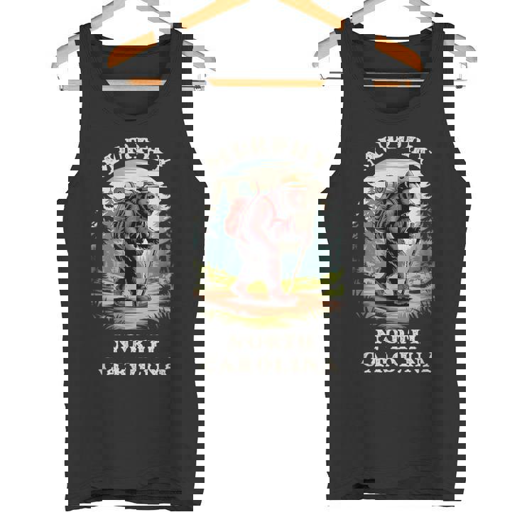 Murphy North Carolina NC Blue Ridge Hiking Bear Tank Top