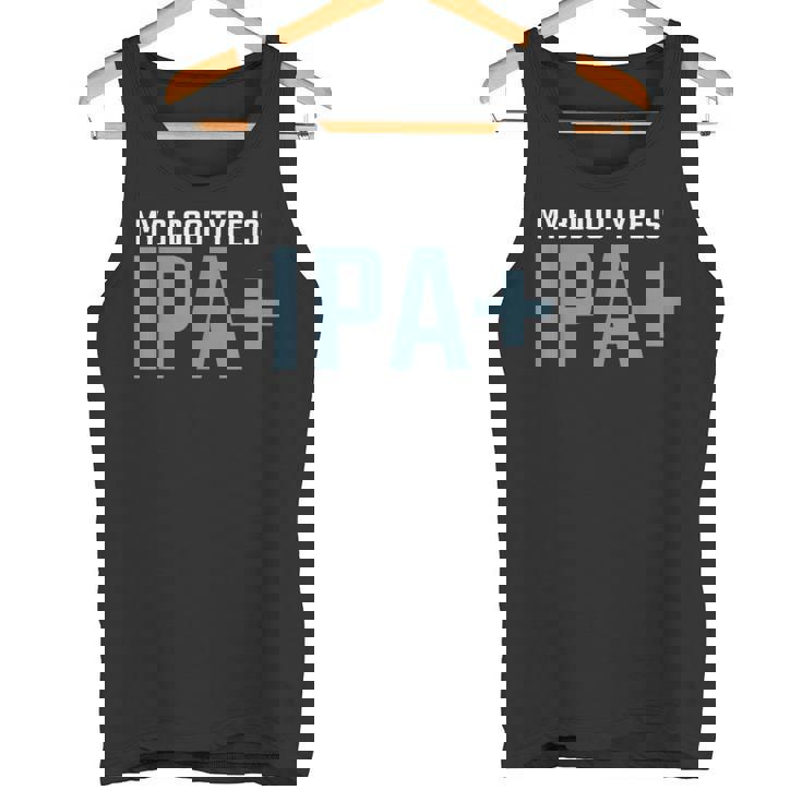 My Blood Type Is Ipa クラフトビール Ipa ペールエール タンクトップ