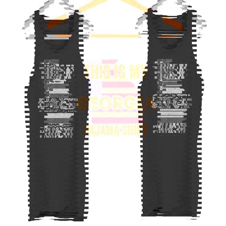 My Georgia パジャマ シャツ ファニー ジョージア タンクトップ