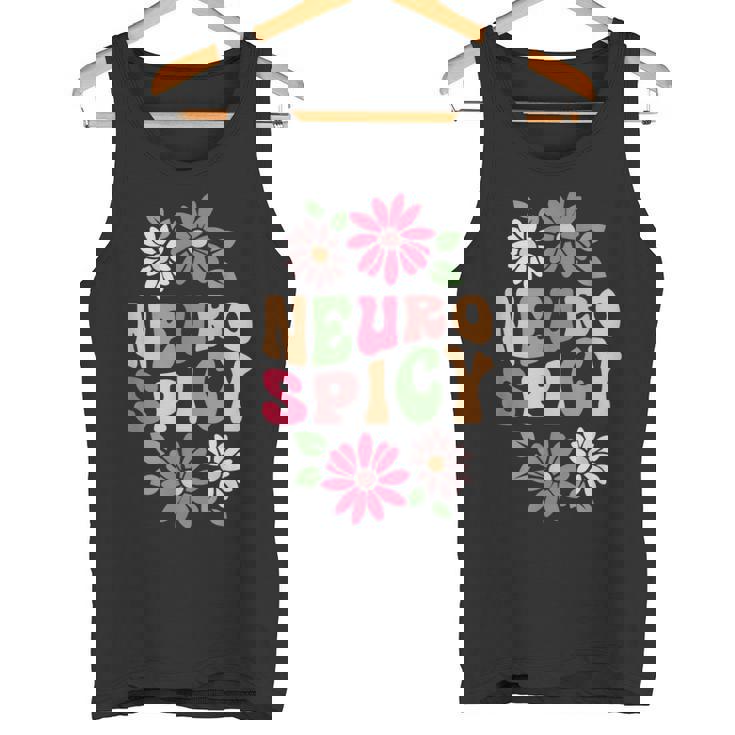 Neurospicy レトロフラワー タンクトップ