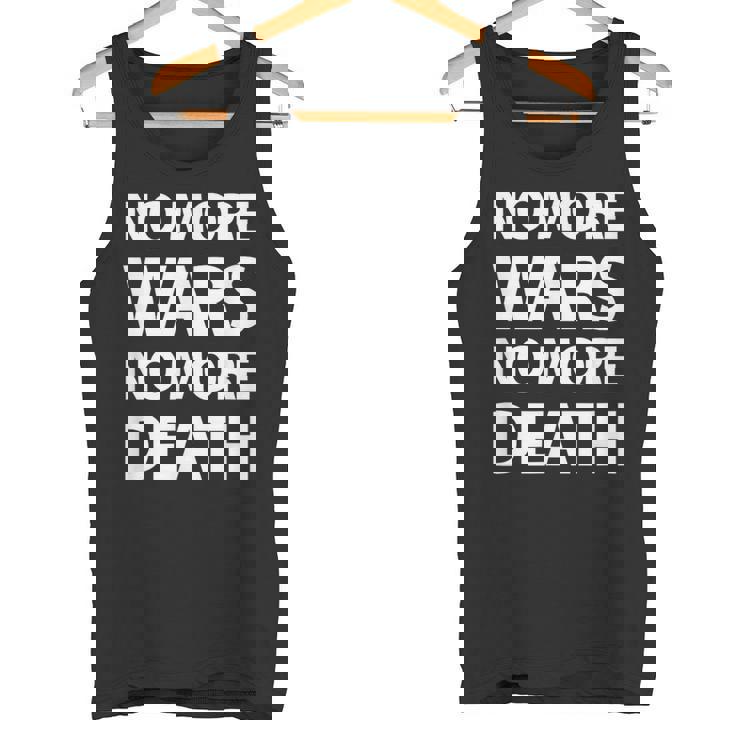 No More Wars No More Death タンクトップ