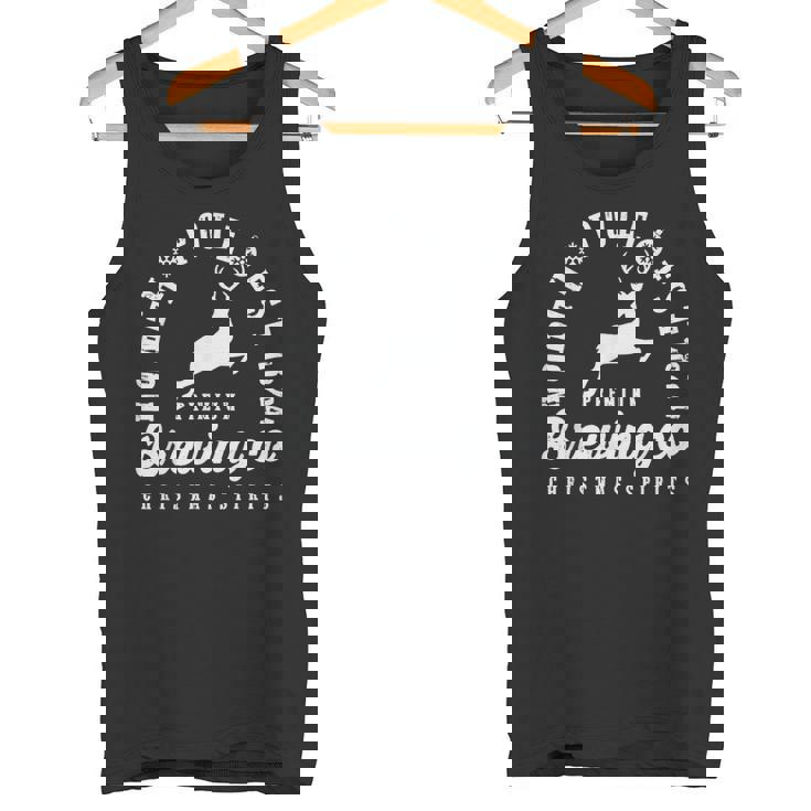 North Pole Brewing Co Premium Christmas Spirits EST 1824 Tank Top