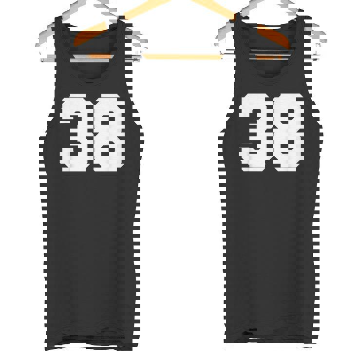 Number 38Ports Jersey Player 38 Fan Front Printarsity タンクトップ